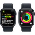 Apple Watch Series 9 GPS - 45mm - Boîtier Midnight Aluminium - Bracelet Midnight Sport Loop-4