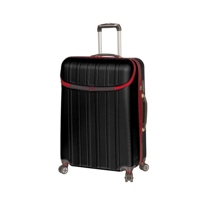 Valise Cabine CYTECH Horizon 55 Cm - ABS Léger - Serrure à Code - 4 Roues Multidirectionnelles - Rose