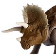 Figurine dinosaure Triceratops - JURASSIC WORLD - Dino Sonores - Fonction d’attaque mécanique-4