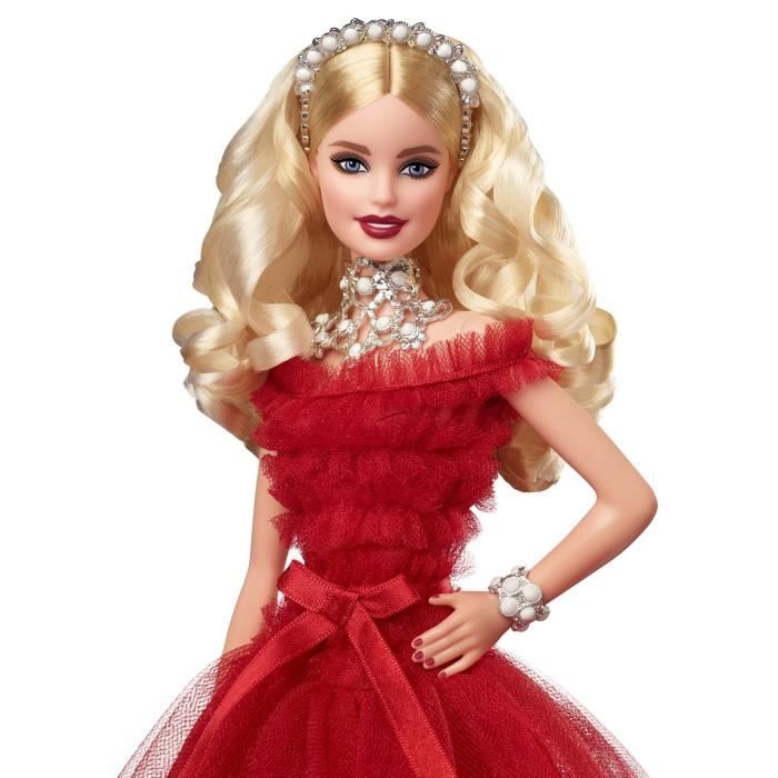 Poupée Barbie 30eme anniversaire Noël Blonde - Poupée