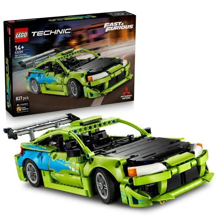 LEGO Technic 42229 Voiture Mitsubishi Eclipse de Fast and Furious - Jouet Collector 14 ans