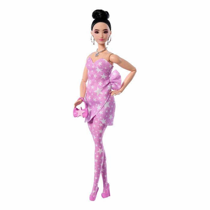 Poupée Barbie Deluxe Style – Robe en Jean Étoilé, JJN71 - vue 4