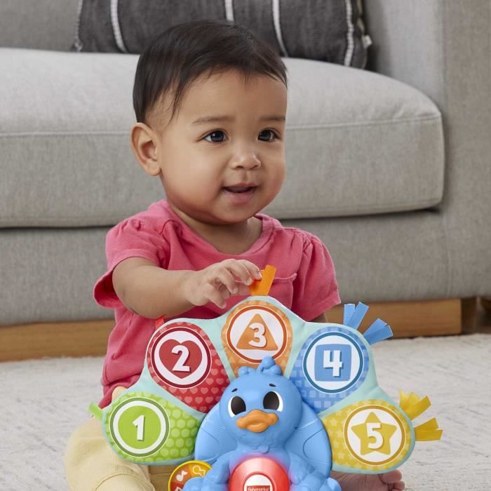 Fisher-Price Jouet Éveil Sync Squad Renard Contraires - Musique Lumières Interactives Dès 9 Mois, Version Française