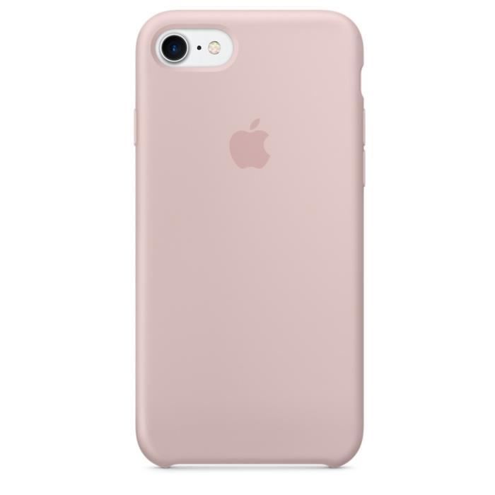 Coque en silicone pour Apple iPhone SE 2022 / 2020 / 8 / 7 Sand