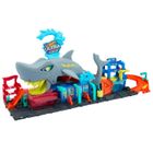 Hot Wheels City-Station de Lavage Requin-Coffret voiture Color Reveal HTN82