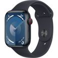 Apple Watch Series 9 GPS + Cellular - 45mm - Boîtier Midnight Aluminium - Bracelet Midnight Sport Band - M/L-0