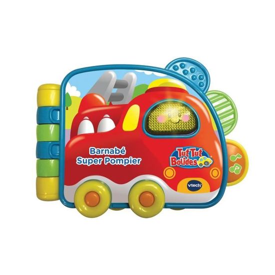 VTech Barnabé Super Pompier - Véhicule Jouet Parlant Et Lumineux Pour Bébé - Compatible Zone Magique Tut Tut Bolides - 10