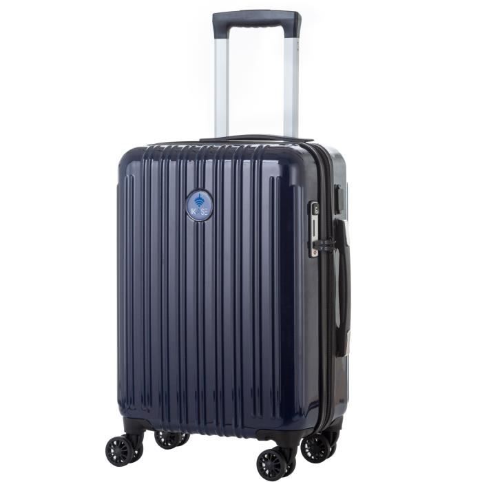 Photo de valise-cabine-connectee-trolley-navy