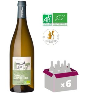VIN BLANC Domaine des Hardières 2020 Anjou - Vin blanc de Loire - Bio x6