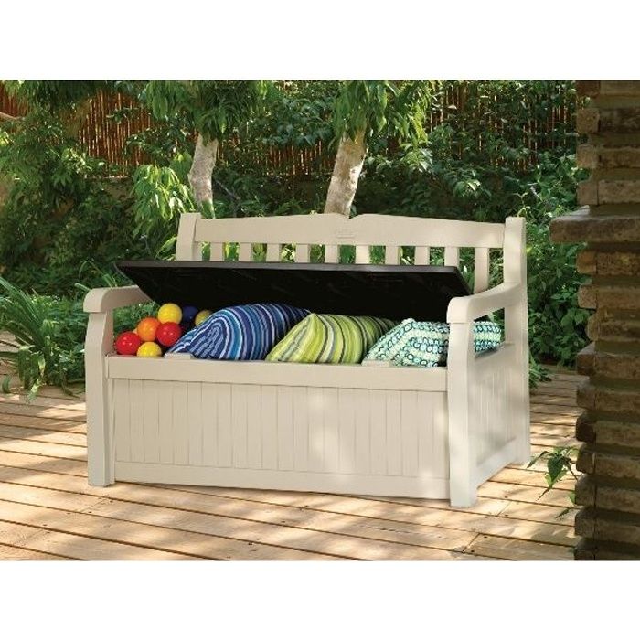 GARDEN BENCH Coffre jardin de rangement en polypropylène 265l