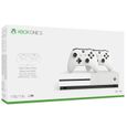 Console Microsoft Xbox One S 1 To + 2 Manettes Blanc - Reconditionné - Excellent état-0