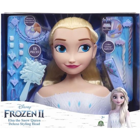 La Reine des Neiges 2 - Tête à Coiffer Deluxe - Elsa
