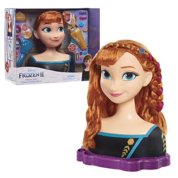 DISNEY PRINCESS Disney Princessses - Tête à Coiffer Deluxe - Raiponce