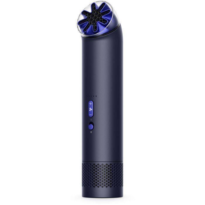 Ventilateur - Dyson - HushJet Mini Cool - 40 W - 5 vitesses - 3-en-1 : à la main / porté / posé - Autonomie 6h - Bleu