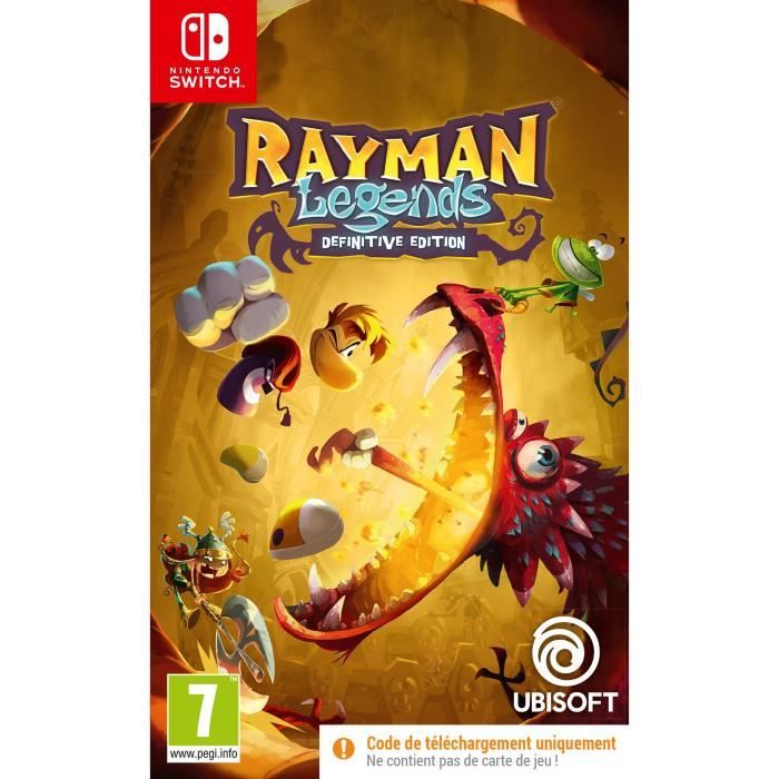 Ubisoft Rayman Legends Definitive Edition Jeu Switch (Code De Téléchargement)