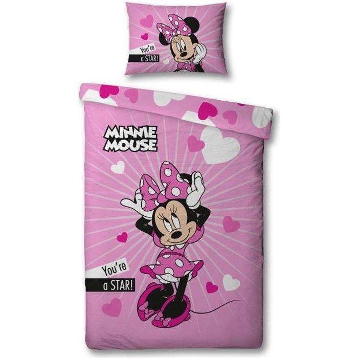 microfibre 1 Housse de couette 140x200 et 1 taie 63x63 Parure de lit