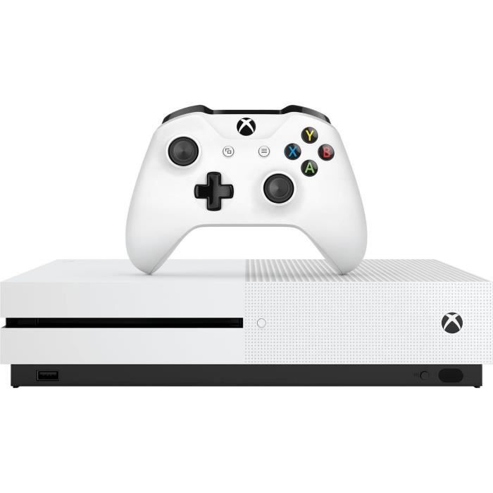 MICROSOFT Xbox One S 500 Go blanc - Reconditionné - Etat correct