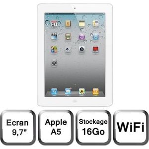 TABLETTE TACTILE Apple iPad 2 16 Go Blanc