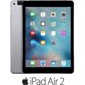 TABLETTE TACTILE Apple iPad Air 2 Wi-Fi Cellular 16Go Gris sidéral