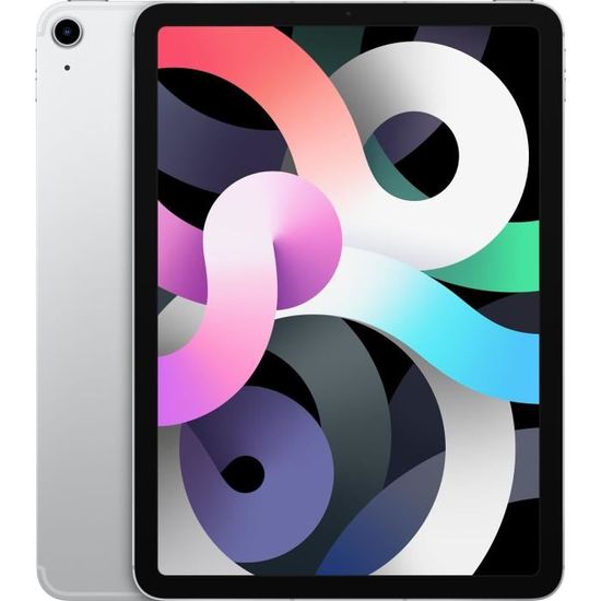 Apple - 10,9" iPad Air (2020) WiFi + Cellulaire 256Go - Argent