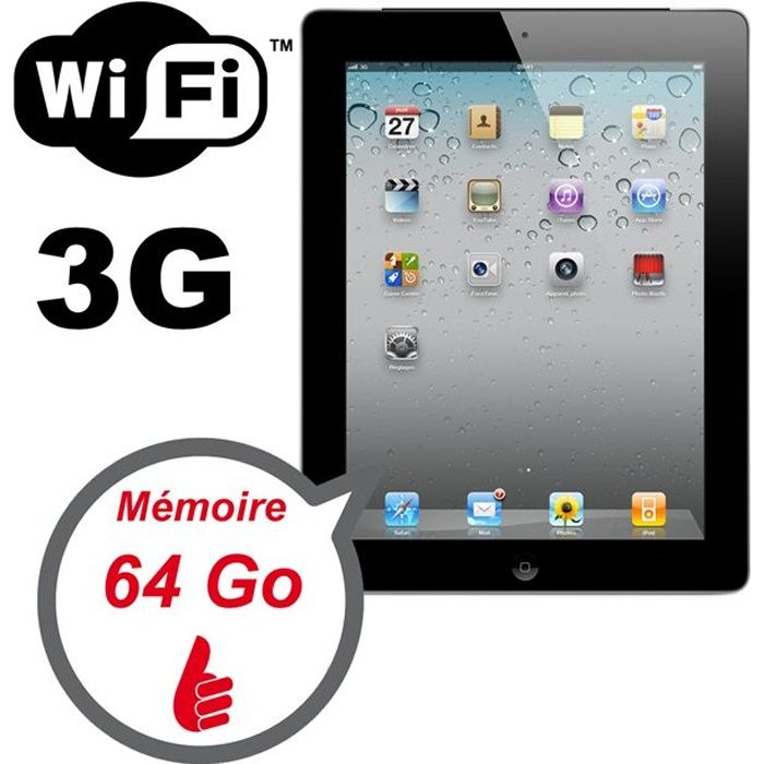 Apple iPad 2 64 Go 3G (MC775NF/A)