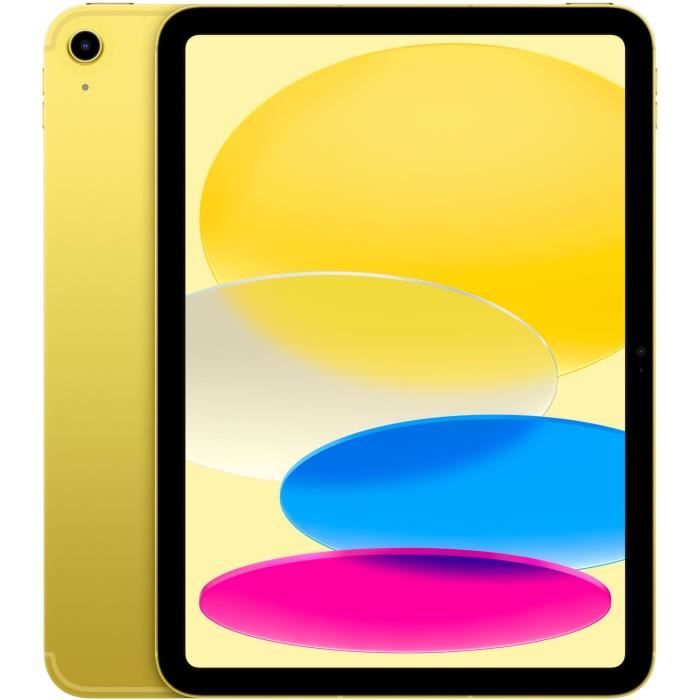 APPLE iPad (2024) - 10.9'' - WiFi + Cellular - 64 Go - Jaune APPLE iPad (2024) - 10.9'' - WiFi + Cellular - 64 Go - Jaune
