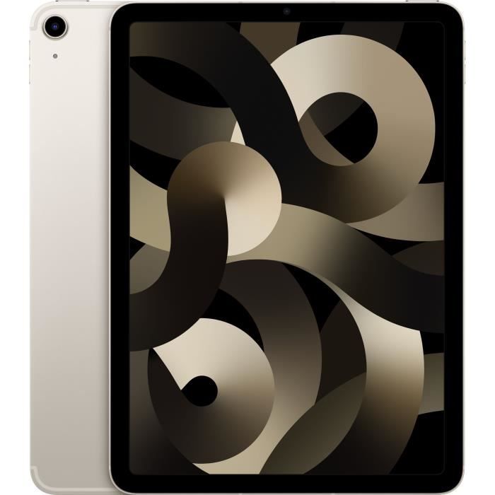Apple - iPad Air (2022) - 10,9" - WiFi + Cellulaire - 64 Go - Lumière stellaire