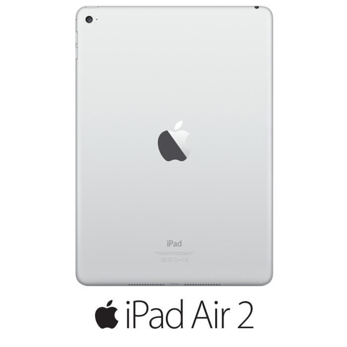 Apple iPad Air 2 - tablette reconditionnée grade A - 16 Go - 9,7 - Wifi -  gris sidéral Pas Cher
