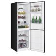 Réfrigérateur congélateur bas - CONTINENTAL EDISON - 325L - Total No Frost - distributeur d'eau- Noir-1