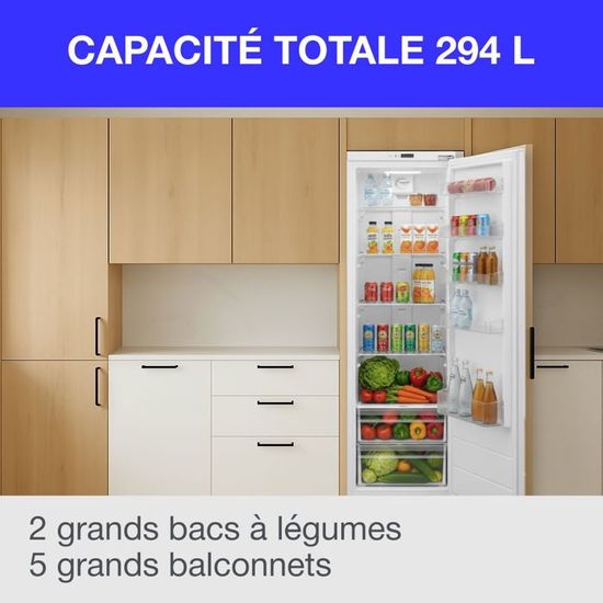 Réfrigérateur encastrable tout utile CONTINENTAL EDISON 294L Froid — free download