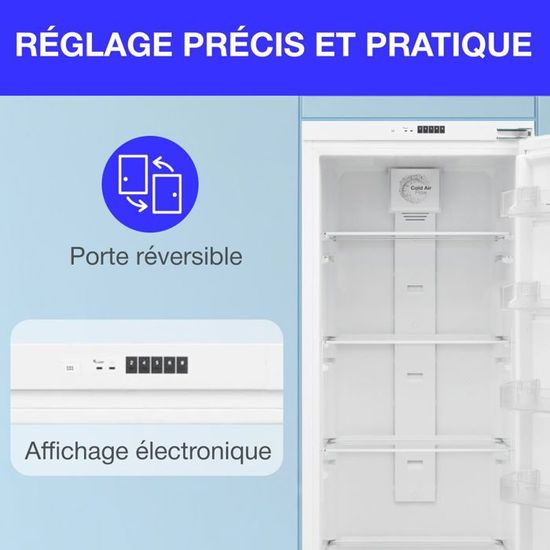 Réfrigérateur encastrable tout utile CONTINENTAL EDISON 294L Froid — free download