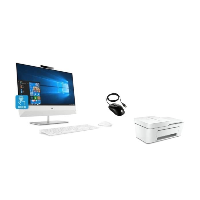 Pack Hp Pc All In One 24 Xa0119nf 24 Fhd I5 9400t Ram 8go Stockage 128go Ssd 2to Hdd Win 10 Souris Imprimante Prix Pas Cher Cdiscount