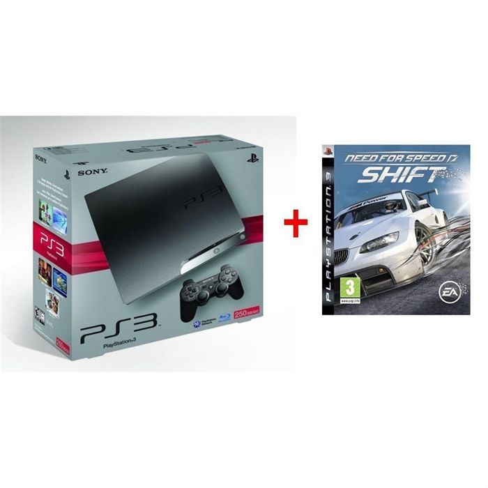 Console PS3 Slim (Gebraucht) in La Chaux-de-Fonds für CHF 60 - mit
