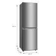 CONTINENTAL EDISON CEFC193NFS Réfrigérateur combiné 193 L (129 L + 64 L) Total No Frost L 48,5 cm x P 57,5 cm x H 160 cm Silver-2