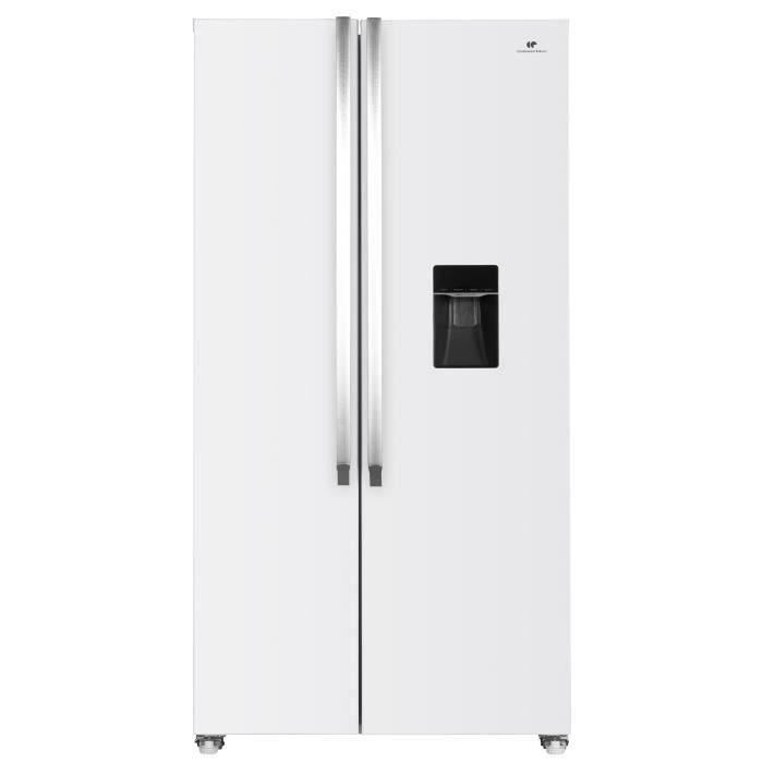 Réfrigérateur américain Continental Edison - CERA532NFW - 2 portes