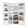 Réfrigérateur américain Continental Edison - CERA532NFW - 2 portes - 532L - L90 cm xH177 cm - Blanc-2