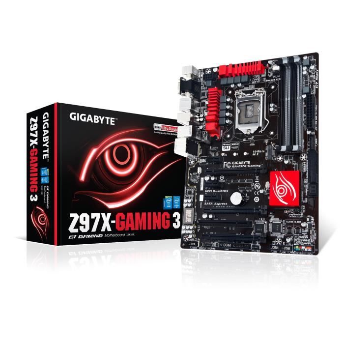 Gigabyte Z97X-Gaming 3 GA-Z97X-Gaming 3 (rev. 1.0) - Reconditionné Gigabyte sur Cdiscount Seconde Vie