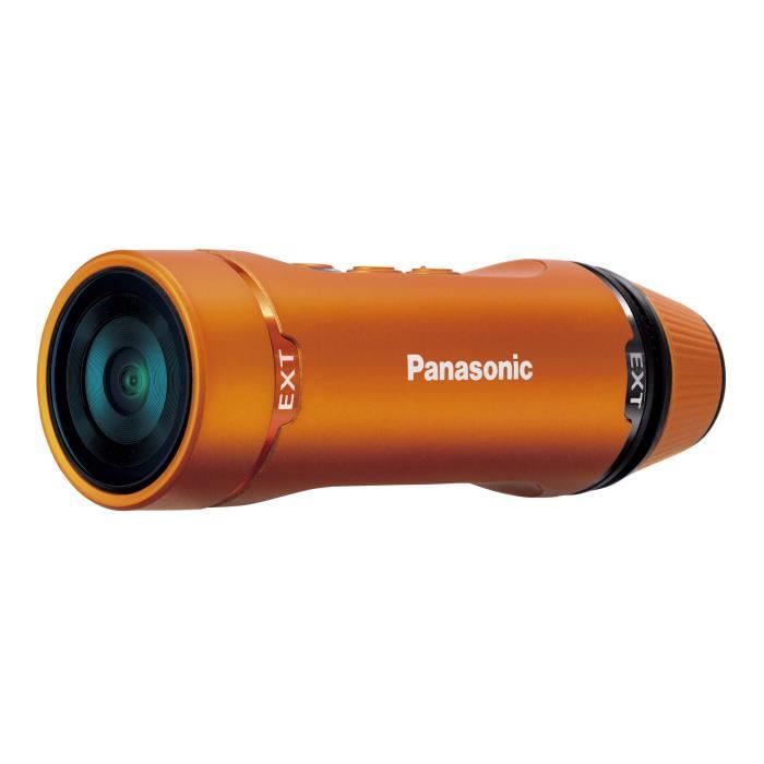 PANASONIC HX-A1 orange Caméra sport Full HD ultra compacte et résistante - CMOS 3 5 mégapixels - WiFi