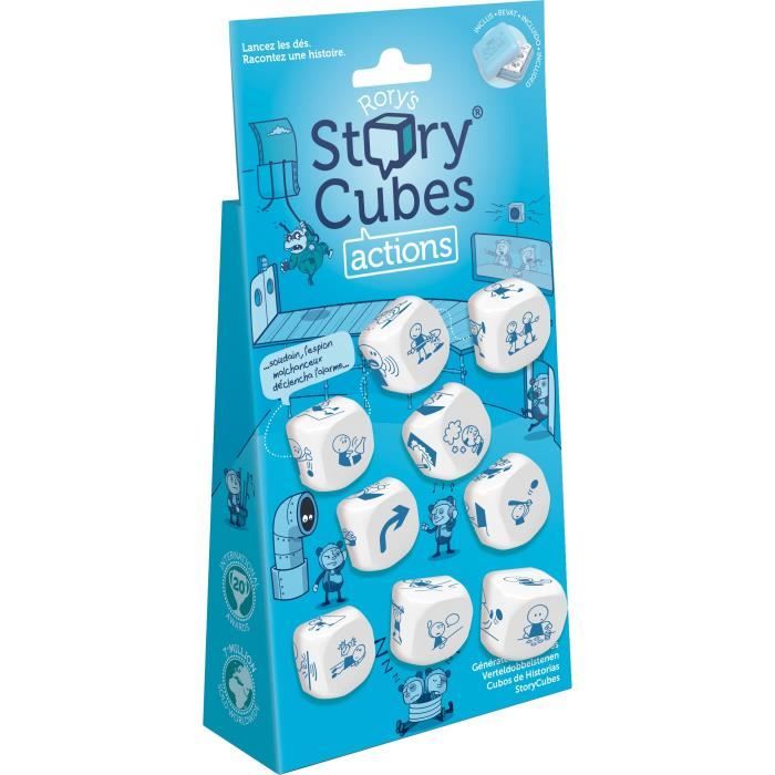 Rory's Story Cubes Actions Asmodee Italia – Dadi Azzurri Per Inventare Storie, Gioco Da Tavolo In Italiano - 3