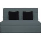 DUNLOPILLO Banquette BZ 2 places - Gris - RÊVEUR