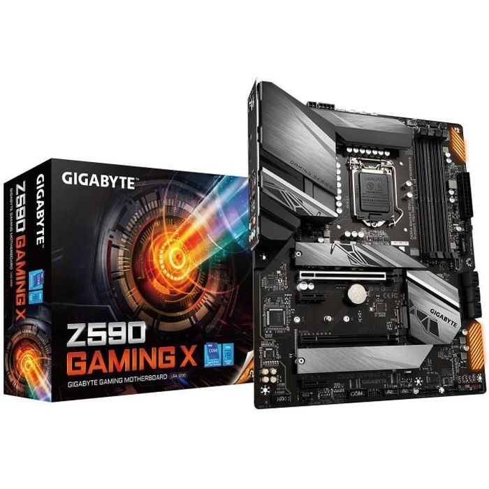 GIGABYTE Carte m&egrave;re  Z590 GAMING X - Z590/LGA1200/ATX 