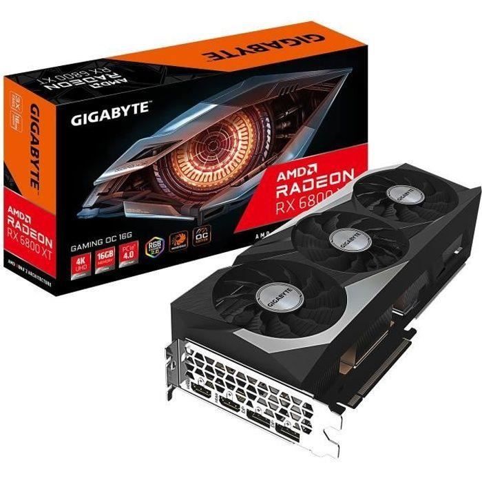 GIGABYTE Radeon RX 6800XT Gaming OC 16 Go (GV-R68XTGAMING OC-16GD)