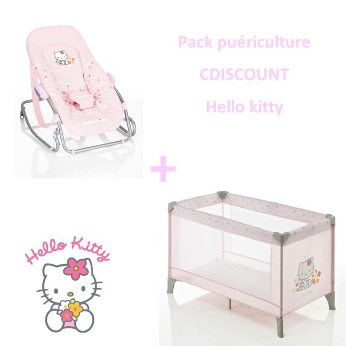 Hello Kitty Pack Transat Lit Parapluie Cdiscount Puericulture Eveil Bebe