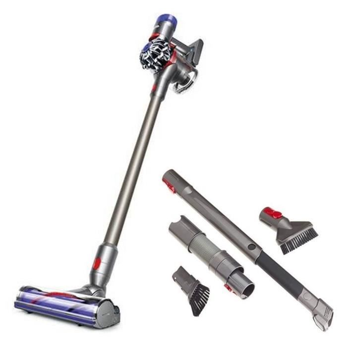 DYSON V8 Animal+ Aspirateur Balai sans fil + Car Cleaning kit 3 accessoires  - Adapté pour parquet, carrelage, moquette ou tapis - Cdiscount  Electroménager