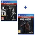 Pack 2 Jeux PS4 PlayStation Hits : The Last Of Us Remastered + Uncharted Lost Legacy-0