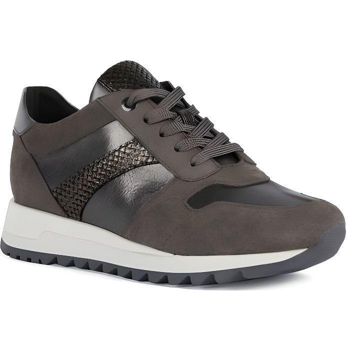 GEOX Sneakers D Tabelya Gris Foncé Femme GRIS FONCÉ - Cdiscount Chaussures