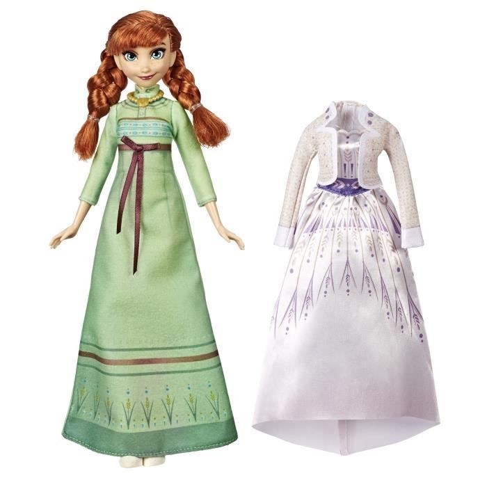 Disney La Reine Des Neiges 2 – Poupee Princesse Disney Anna - Robe Et Chemise De Nuit - Cdiscount Jeux - Jouets