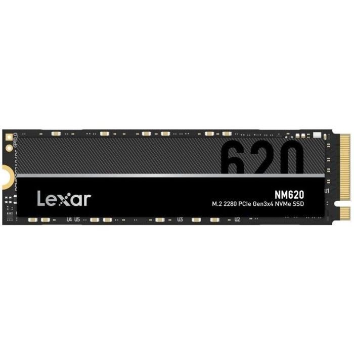 Disque SSD Interne – LEXAR – NM620 – 256Go – NVMe –  (LNM620X256GRNNNG)