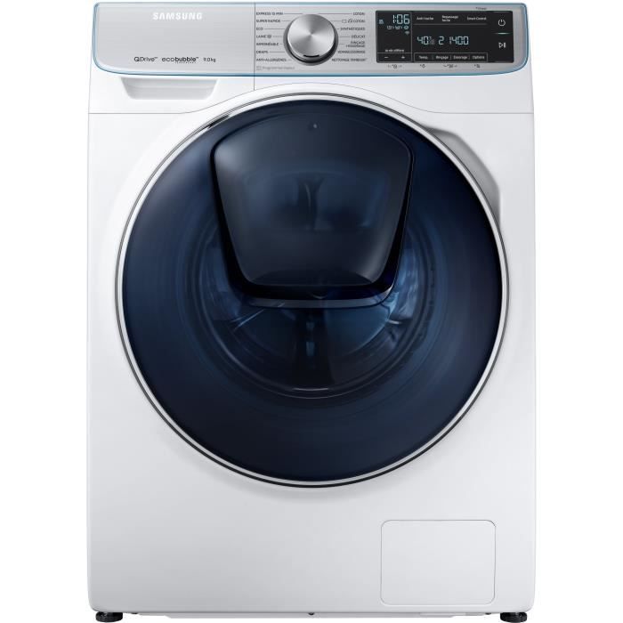 Samsung Lave-linge connecté Add Wash WW90K6414QW - Soldes Lave