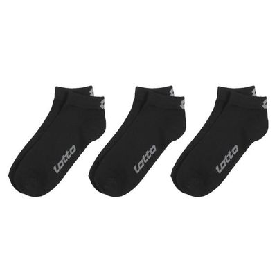 LOTTO Lot de 3 Chaussettes Sneakers Noir Femme Noir Cdiscount Pret a Porter